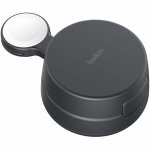 Belkin UltraCharge Pro Induktionsladegerät - Dunkelgrau - für Qi2-fähiges Gerät, iPhone, Smartwatch, MagSafe-fähiges Gerät