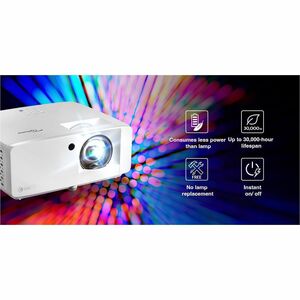 Optoma DuraCore ZH451ST 3D Objektiv mit kurzer Brennweite (Short Throw) Tragbar, Wandmontierbar DLP-Projektor - 16:9 - Hoh