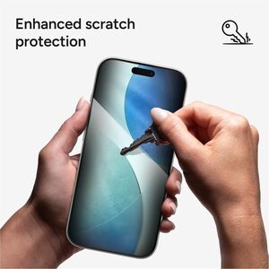 ZAGG Glass Elite Privacy Tempered Glass, Aluminosilicate Glass Privacy Screen Filter for Apple iPhone 17 - For OLED iPhone