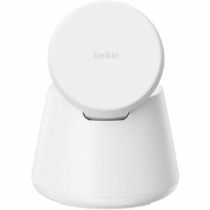 Belkin UltraCharge Induktionsladegerät - Weiß - für Qi2-fähiges Gerät, Ohrhörer, Smartphone, Smartwatch, iPhone - Eingangs