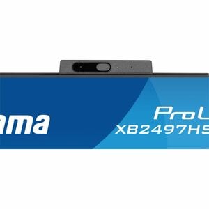 iiyama ProLite XB2497HSNH-B1 24" Class Webcam Full HD LED Monitor - 16:9 - Matte Black - 60.5 cm (23.8") Viewable - In-pla