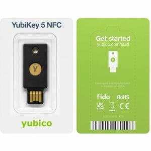 Yubico YubiKey 5 USB Token - OTP, OATH, TOTP, HOTP, Open PGP Encryption