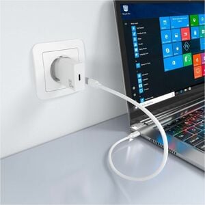 ULTRA SLIM GAN CHARGER 30W 1XUSB-C PD3.0 WHITE