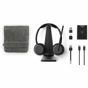 EPOS IMPACT Wireless Over-the-head Stereo Headset - Microsoft Teams Certification - Binaural - Supra-aural - 2987 cm - Blu