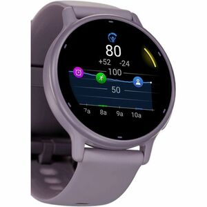 Garmin vívoactive 5 Smart Watch - Orchid Case Color - Orchid Band Color - Aluminium, Anodized Aluminium Case Material - Si
