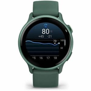 Garmin vívoactive 6 Smart Watch - Metallic Jasper Green Body Color - Heart Rate Monitor - Sleep Monitor, Text Messaging, E