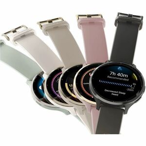 Garmin Venu 3S Smart Watch - Round Case Shape - 41 mm Case Height - 41 mm Case Width - Soft Gold Stainless Steel Body Colo