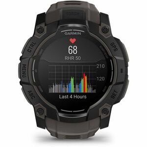 Garmin Instinct 3 Smart Watch - Metal Body Material - Polymer Case Material - 3.3 cm (1.3") - AMOLED Display - GPS - 960 H