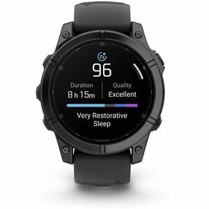 Garmin fēnix E Smart Watch - Slate Grey Body Color - Stainless Steel Body Material - Fiber Reinforced Polymer, Metal Case 