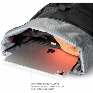 Urban Armor Gear Carrying Case (Rolling Backpack) for 40.6 cm (16") Apple Notebook, Tablet - Black - Water Proof Pocket, M