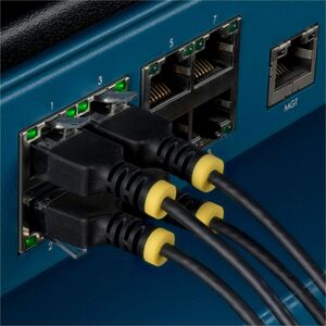 StarTech.com 1.50 m Category 6a Network Cable - 1 - Cable for Network Device, Switch, Rack Server, Patch Panel - First End