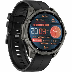 Carneo GTR eXpedition Smart Watch - 11 mm Case Thickness - Titanium Grey Body Color - Glass, Metal Body Material - Silicon