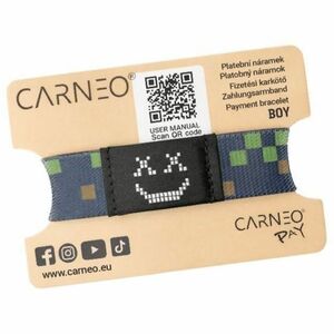 Carneo Smart Band - Boy - Black Band Color - Nylon Band Material - Near Field Communication - 20 mm - Water Proof, Water R