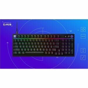 Logitech G G316 X 98 Gaming Keyboard - Cable Connectivity - USB Type A Interface - RGB LED - Portuguese - QWERTY Layout - 