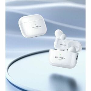 Vention Echo Lite NBV True Wireless Earbud Stereo Earset - White - Binaural - In-ear - 1000 cm - Bluetooth - 2.40 MHz to 2
