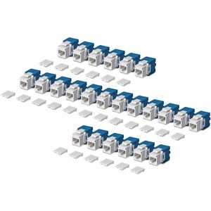 StarTech.com Gold Plated Network Connector - 24 / Pack - TAA Compliant - 1 x RJ-45 Network - Female - White
