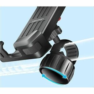 QUICK LOCK BIKE PHONE MOUNT WIT H KNOB BLACK SQUARE ABS TYPE