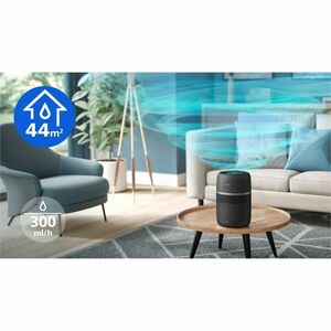 Philips Serie 4000 deumidificatore d'aria, potenza 3W, tensione di ingresso AC 100-240V, colore grigio scuro
