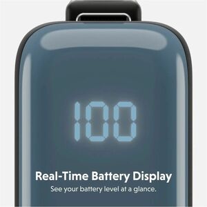 Hyperjuice Flex HJ5401BKGL Power Bank - Black Expanse - For Smartphone, Tablet PC, Notebook, USB Type A Device, USB Type C