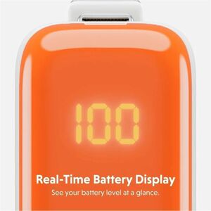 Hyperjuice Flex HJ5401OGGL Power Bank - Vermilion Orange - For Smartphone, Tablet PC, Notebook, USB Type A Device, USB Typ