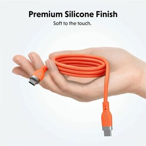 Hyperjuice HyperJuice HJ4011OGGL Charging Cable - 1.52 m - For USB Type C Device, MacBook, iPhone - USB Type C / USB Type 