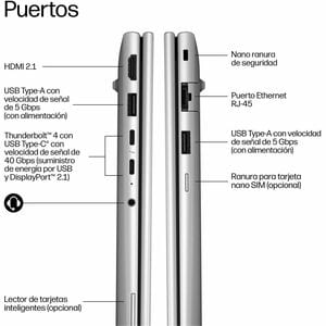 HP ProBook 4 G2i 40.6 cm (16") Notebook - WUXGA - Intel Core 5 Series 3 320 - 16 GB - 512 GB SSD - Pike Silver Aluminum - 