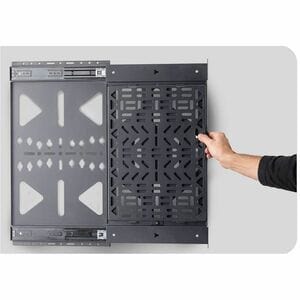 StarTech.com Wall Mount for Cable Box, Audio/Video Device, Media Player, TV - Black - Vertical - 10 kg Load Capacity - Steel