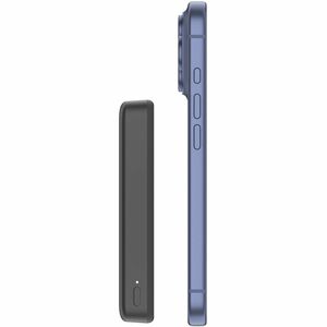 Belkin BoostCharge Power Bank - Black - For Smartphone, iPhone - 10000 mAh - 20 W - USB Type-C Connector - 2 x USB - Magne