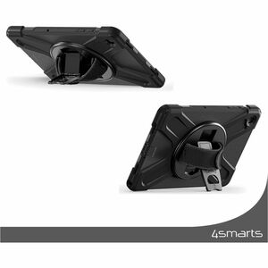 4smarts Robust Tasche Samsung Galaxy Tab A9 Tablet - Schwarz - Polycarbonat, Thermoplastisches Polyurethan (TPU), Gummi Kö