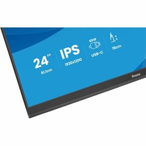 iiyama ProLite XB2495WSC-B1 24 Zoll Klasse WUXGA LED-Monitor - 16:10 Format - Mattschwarz - 61,2 cm (24,1 Zoll) Viewable -