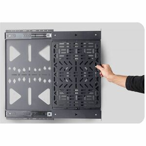 StarTech.com Wall Mount for Cable Box, Audio/Video Device, Media Player, TV - Black - Vertical - 10 kg Load Capacity - Steel