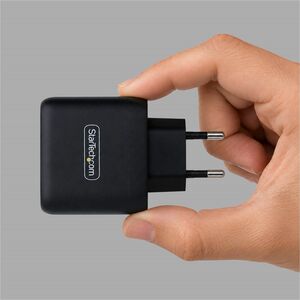 StarTech.com 65 W AC Adapter - Universal Adapter - 1 USB Type-C - For Smartphone, Notebook, MacBook Pro - Europe - 120 V A