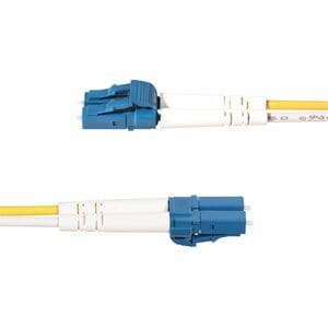 StarTech.com SMLCSC-OS2-8M. Kabellänge: 8 m, Lichtleitertyp: OS2, Anschluss 1: LC, Anschluss 2: LC, Lochdurchmesser: 9 µm,