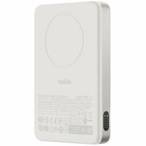 Belkin UltraCharge Stromspeicher - Sand - für Qi2-fähiges Gerät, Smartphone, iPhone, Kabellose Ohrhörer, Universal - 1 x T