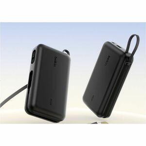 Belkin UltraCharge Stromspeicher - Schwarz - für iPhone, Smartphone, Android-Gerät, USB Typ C Gerät, Tablet-PC, iPad, iPad