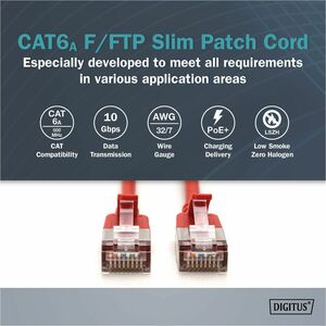 Digitus 30 cm Kategorie 6a Netzwerkkabel - 10 Stück - Cable for Netzwerkgerät - 10 Gbit/s - Patchkabel - Abschirmung - Shi
