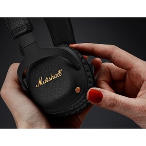 Marshall Mid A.N.C Com fios/sem fios Na orelha, Headset Estéreo Fone de ouvido - Preto - Binaural - Circum-auditivo - 1000