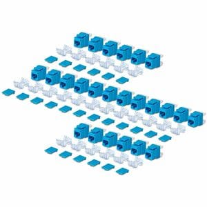 StarTech.com Gold Plated Network Connector - 24 - 1 x RJ-45 Network - Blue