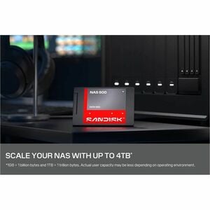 SanDisk NAS 600 SDSNS2400TAB-000G0 4 TB Solid State Drive - 2.5" Internal - SATA (SATA/600) - NAS Device Supported - 2500 