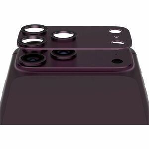 PanzerGlass Fender Camera Lens Protector - Dark Cherry - Glass, Aluminium