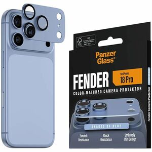 PanzerGlass Fender Camera Lens Protector - Shades of Blue - Glass, Aluminium