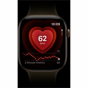 Apple Watch Series 12 Smartwatch - 46 mm Case Height - 40 mm Case Width - Dunkelbronze Tasche, Farbe - Oliv Band Color - A