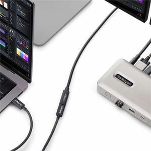 StarTech.com 60.96 cm USB4 Audio/Video/Data Transfer Cable - 1 - Cable for Display, Notebook, MacBook, MacBook Pro, iPhone