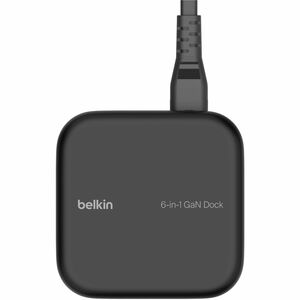 Belkin Connect USB Type C Docking Station for Monitor - Charging Capability - 130 W Power Supply - Portable - 1 Displays S