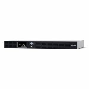 CyberPower OR1000LCDRM1U Smart App LCD UPS Systems - 1000VA/600W, 120 VAC, NEMA 5-15P, 1U, Rackmount, 6 Outlets, LCD, Powe