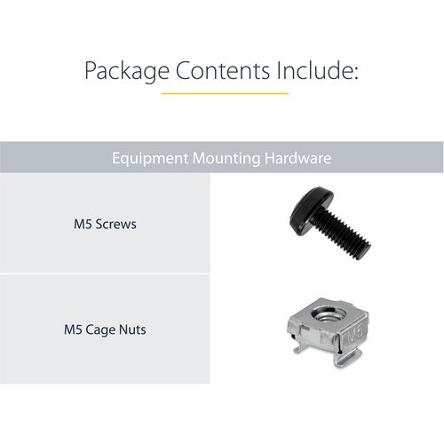 StarTech.com 2-Post 12U Desktop Server Rack, Open Frame 19in Network Rack, Small Home/Office Rack for AV / Studio / Data /