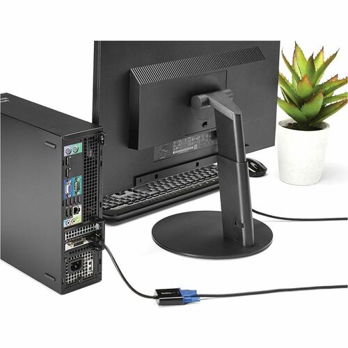 StarTech.com DisplayPort to VGA Adapter, Active DP to VGA Converter, 1080p Video, DP to VGA Adapter Dongle (Digital to Ana