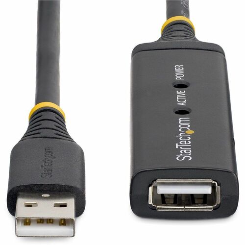 StarTech.com 5m aktives USB 2.0 Verlängerungskabel - St/Bu - Cable for Stromadapter, Wandsteckdose - Verlängerungskabel - 