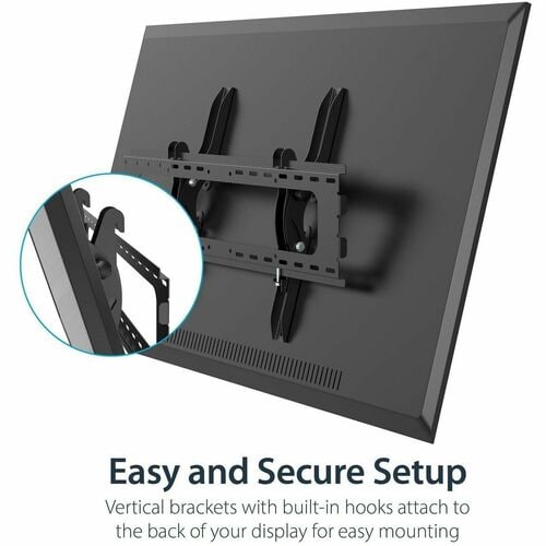 StarTech.com Flat Screen TV Wall Mount - Tilting - For 32" to 75" TVs - Steel - VESA TV Mount - Monitor Wall Mount - Save 