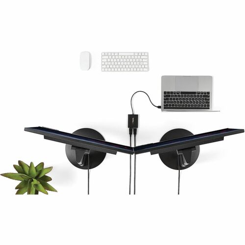 StarTech.com Video Adapter - 1 Each - 1 x 9-pin USB 3.2 (gen 1) type a - male - 2 x 20-pin DisplayPort Digital Audio/Video